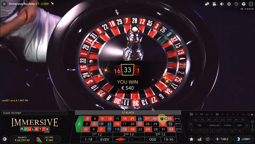 Immersive Roulette (Evolution Gaming) Image 2